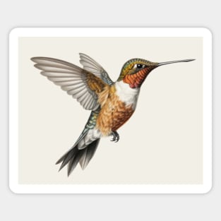 Hummingbird in Flight Magnet